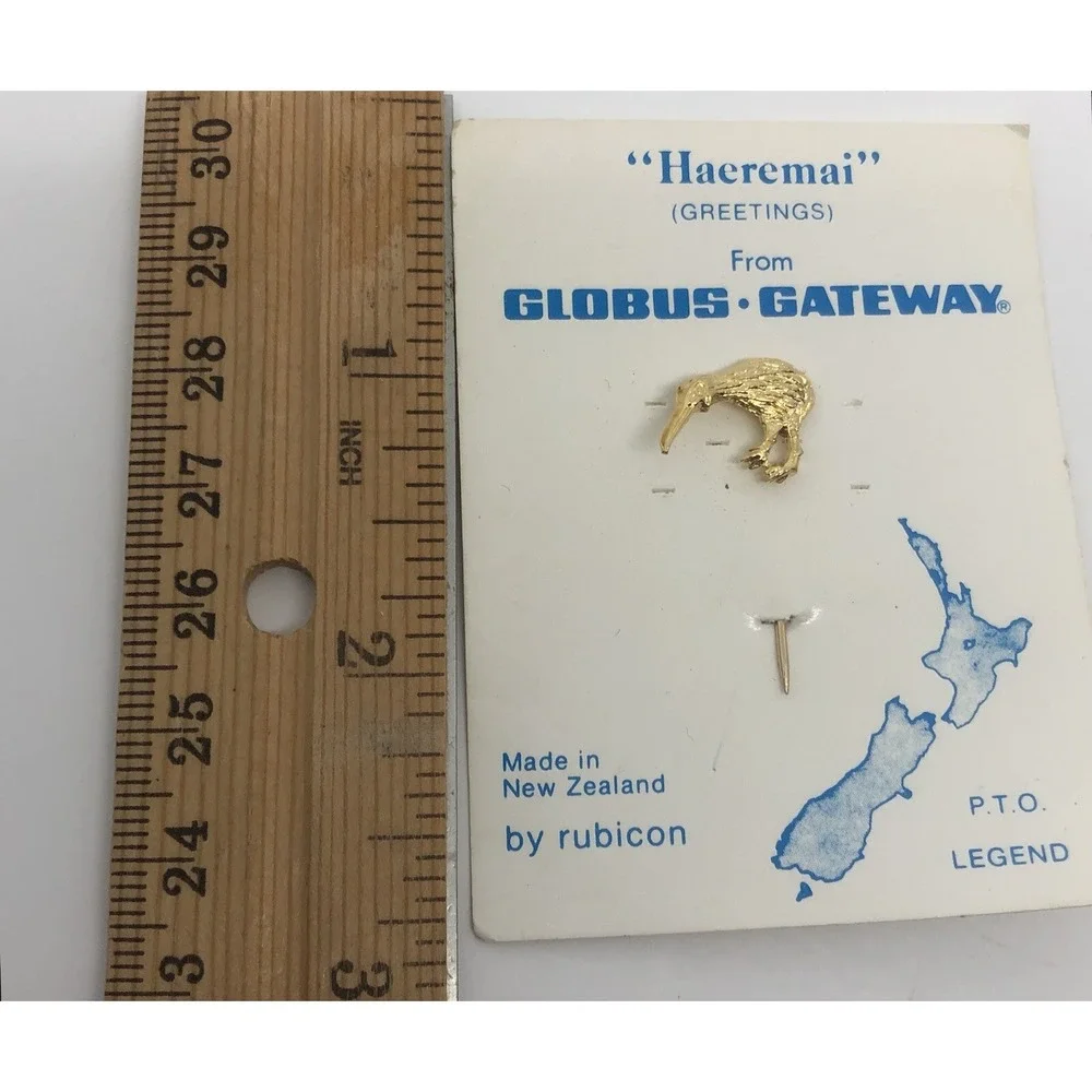 Designer New‎ Zealand Souvenir Lapel Pin Tie Pin Kiwi Bird Pin Brooch New